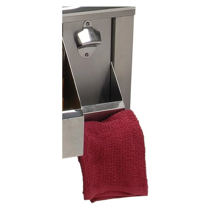 Alfresco Bottle Opener w/ Towel Bar Accessory For 30-Inch Apron Sink - Patioscape Outdoors
