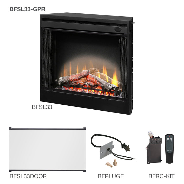 Dimplex Slim Line 33-Inch Built-in Electric Firebox