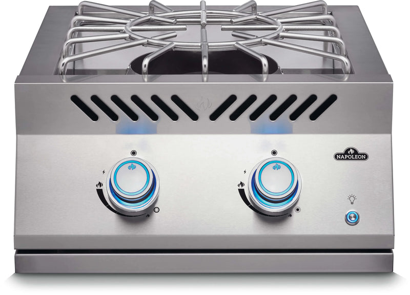 Napoleon Built-In 700 Series Propane Gas Power Burner with Stainless Steel Cover - BIB18PBPSS - Patioscape Outdoors