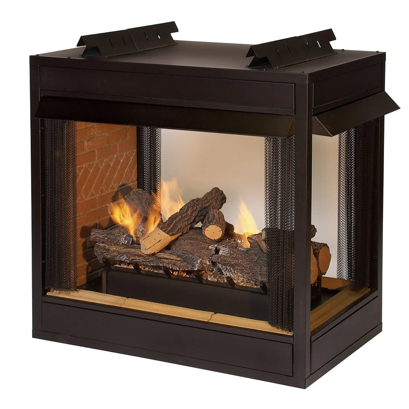 Empire Breckenridge Peninsula & See-Thru Vent-Free Firebox - 36" - Patioscape Outdoors
