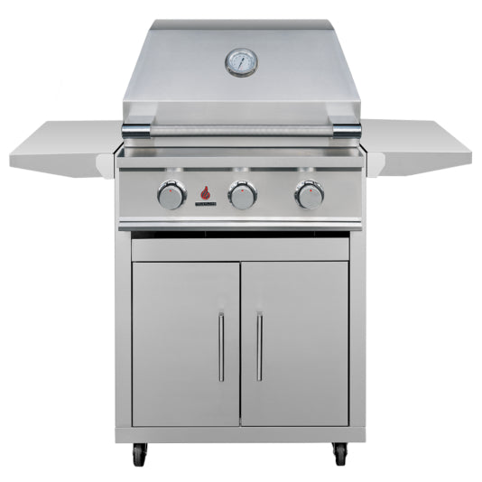 TrueFlame E Series 25-Inch 3-Burner Freestanding Gas Grill