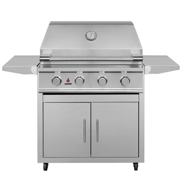 TrueFlame E-Series 32-Inch 4-Burner Freestanding Gas Grill - Patioscape Outdoors