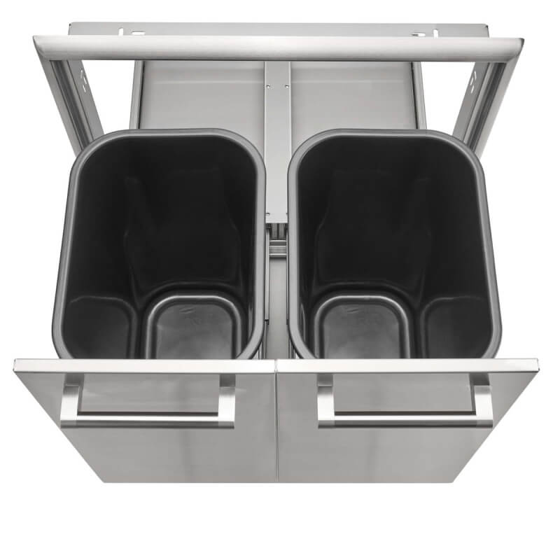 Coyote 26 Inch Pull Out Trash / Recycle Bin - C3-TC