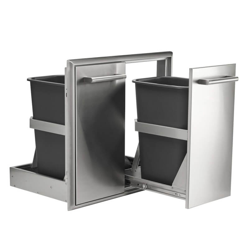 Coyote 26 Inch Pull Out Trash / Recycle Bin - C3-TC