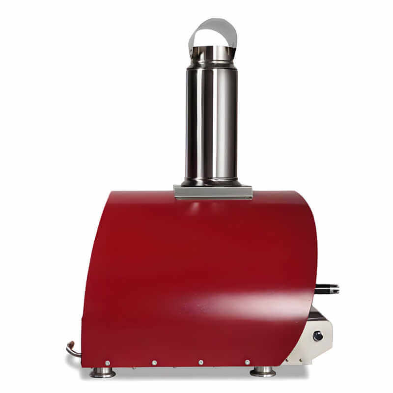Coyote 30-Inch Hybrid Multi-Fuel Outdoor Pizza Oven - Red