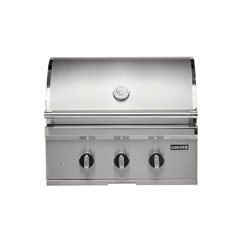 Coyote 5-Piece SL-Series 30-Inch 2-Burner Gas Grill Outdoor Kitchen Package
