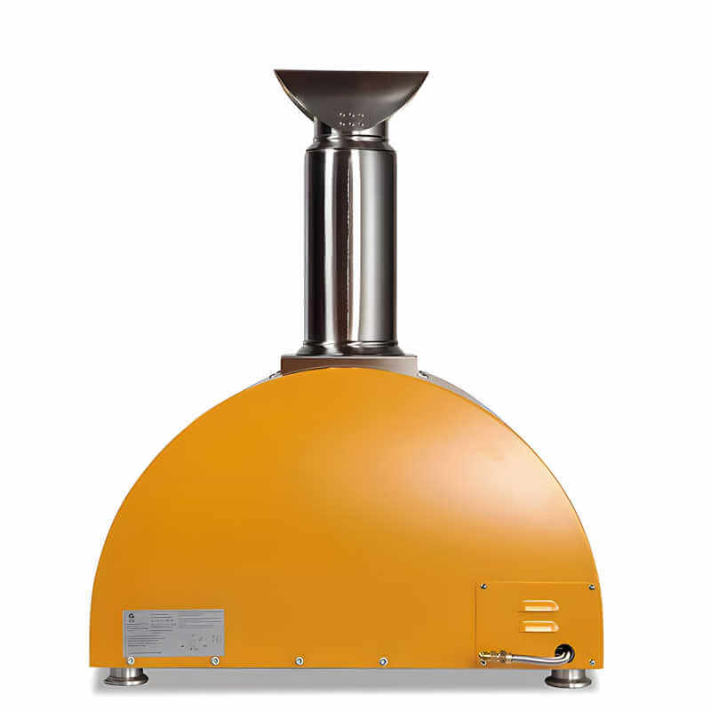 Coyote 30-Inch Hybrid Multi-Fuel Outdoor Pizza Oven - Yellow