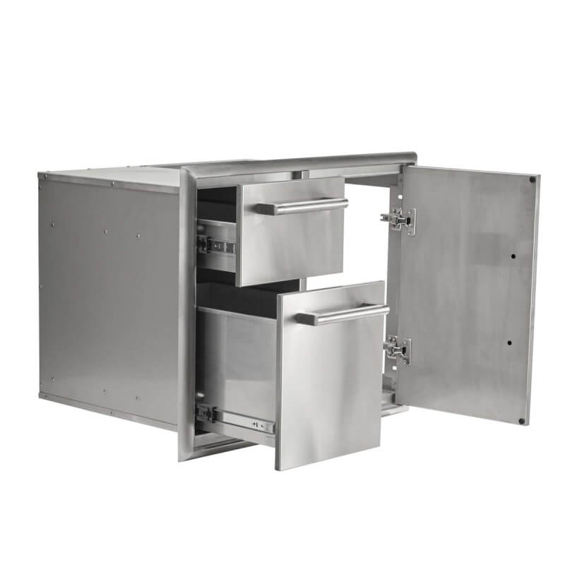 Coyote 31 Inch Double Door & Drawer Combo - C3-CD2DC31