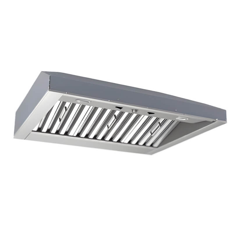 Coyote 36-Inch Stainless Steel Outdoor Hood Insert With Internal 1200 CFM Blower Motor