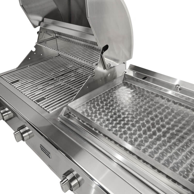 Coyote 50-in Built-In Gas Grill / Flat Top Combo - C3CO50
