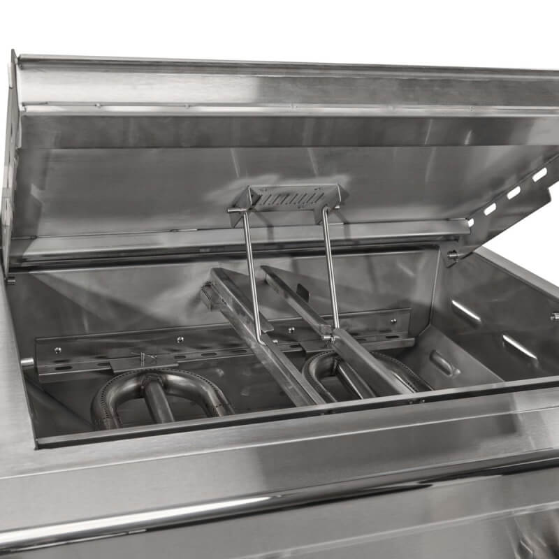 Coyote 50-in Built-In Gas Grill / Flat Top Combo - C3CO50