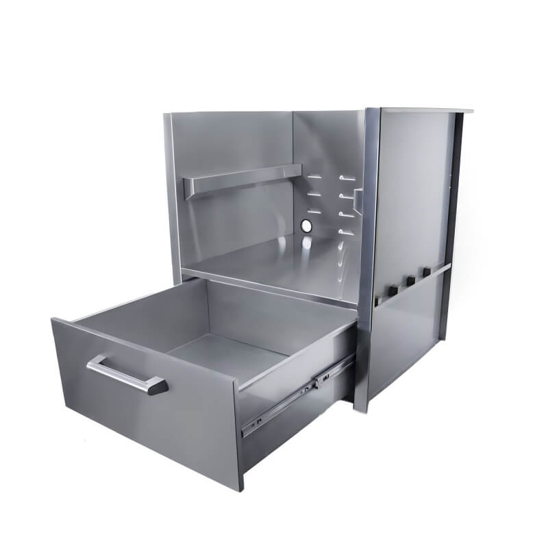 Coyote Asado Smoker/Power Burner Stainless Steel Insert Sleeve - C3SLV
