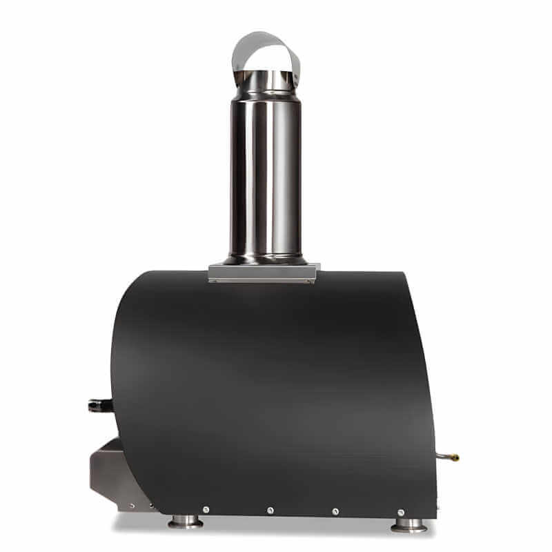 Coyote 30-Inch Hybrid Multi-Fuel Outdoor Pizza Oven - Matte Black