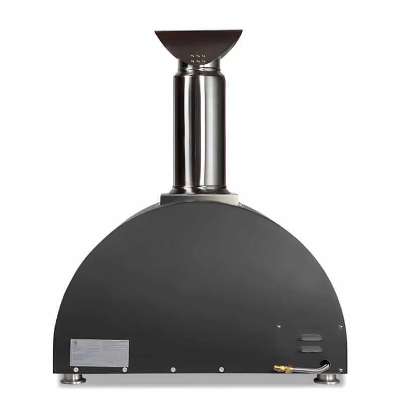 Coyote 30-Inch Hybrid Multi-Fuel Outdoor Pizza Oven - Matte Black