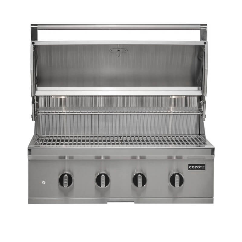 Coyote 8-Piece CL-Series 36-Inch 4-Burner Gas Grill Outdoor Kitchen Package