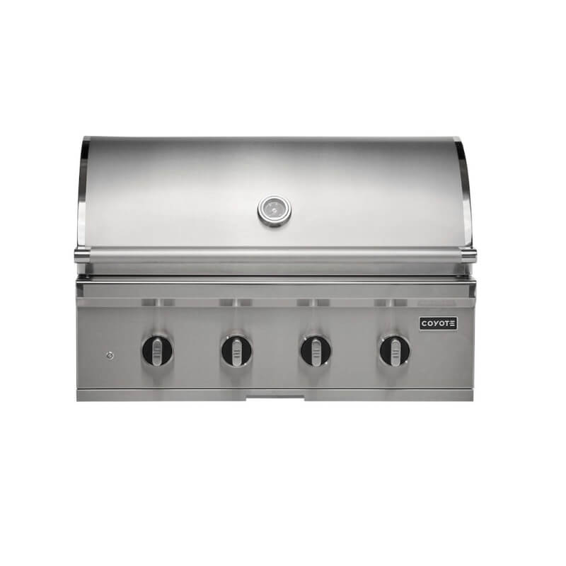 Coyote 3-Piece CL-Series 36-Inch 4-Burner Gas Grill Outdoor Kitchen Package