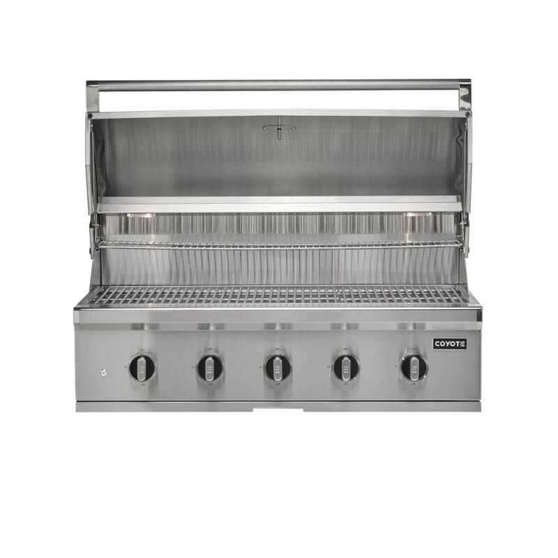 Coyote 8-Piece CL-Series 42-Inch 5-Burner Gas Grill Outdoor Kitchen Package