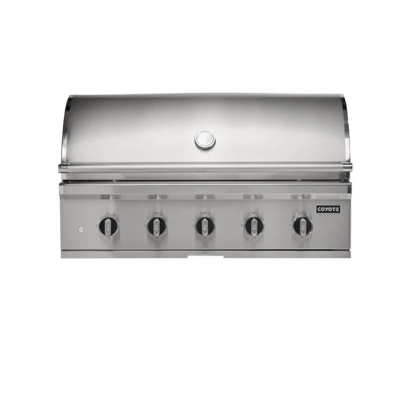 Coyote 8-Piece CL-Series 42-Inch 5-Burner Gas Grill Outdoor Kitchen Package