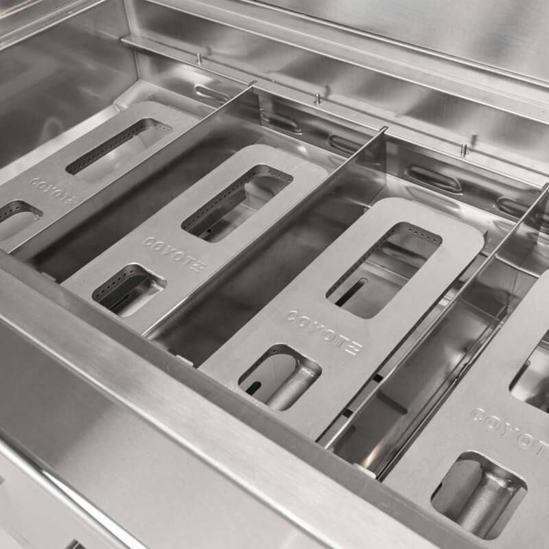 Coyote 7-Piece CL-Series 42-Inch 5-Burner Gas Grill Outdoor Kitchen Package