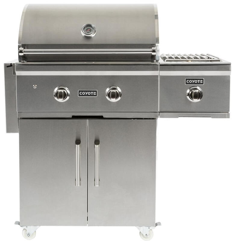 Coyote Cart Mounted Single Side Burner - C1CSB