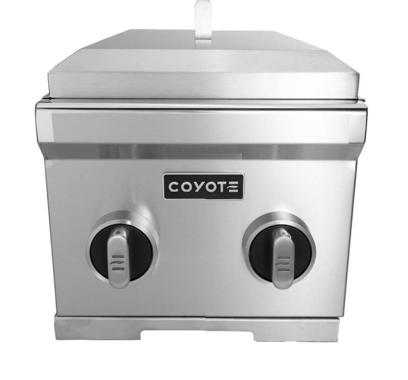 Coyote 8-Piece SL-Series 30-Inch 3-Burner Gas Grill Outdoor Kitchen Package