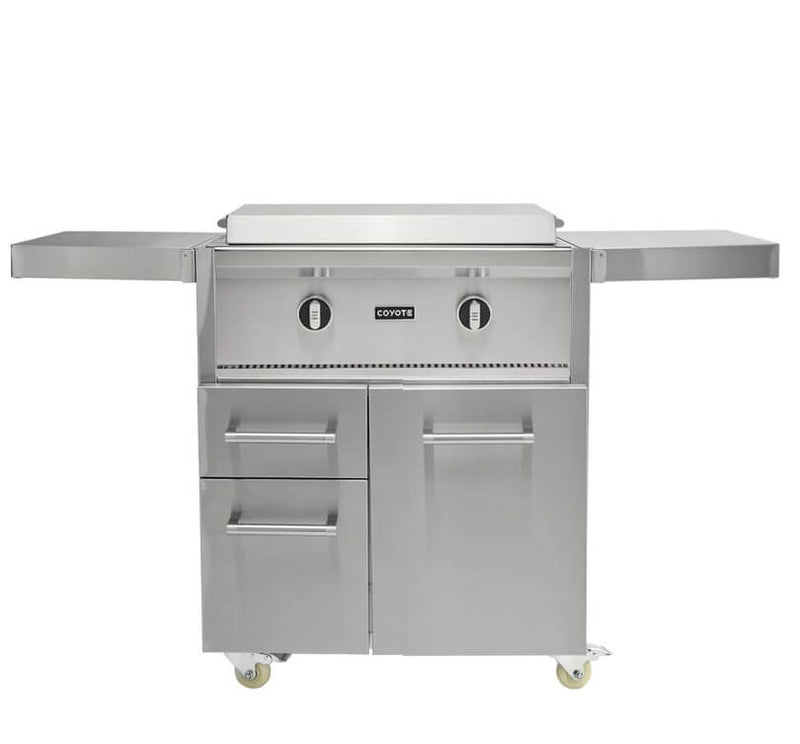 Coyote 30-Inch Freestanding Flat Top Grill