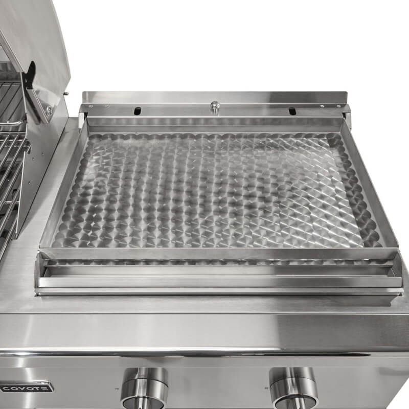 Coyote 50-in Built-In Gas Grill / Flat Top Combo - C3CO50