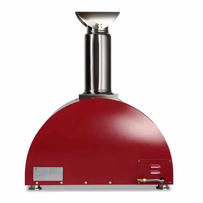 Coyote 30-Inch Hybrid Multi-Fuel Outdoor Pizza Oven - Red