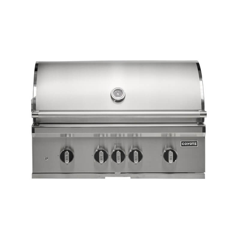 Coyote 5-Piece SL-Series 36-Inch 4-Burner Gas Grill Outdoor Kitchen Package