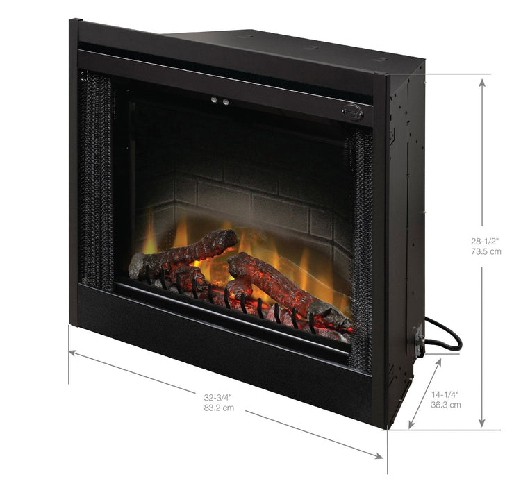 Dimplex Deluxe 33" Built-in Electric Firebox