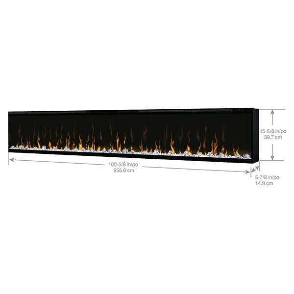 Dimplex Ignite XL 100" Built-in Linear Electric Fireplace