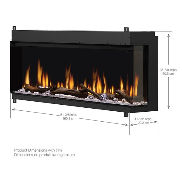 Dimplex Ignite XL Bold 60" Linear Electric Fireplace