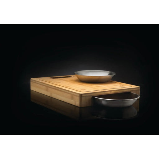 Napoleon 70012 Cutting Board with Stainless Steel Bowls - Patioscape Outdoors