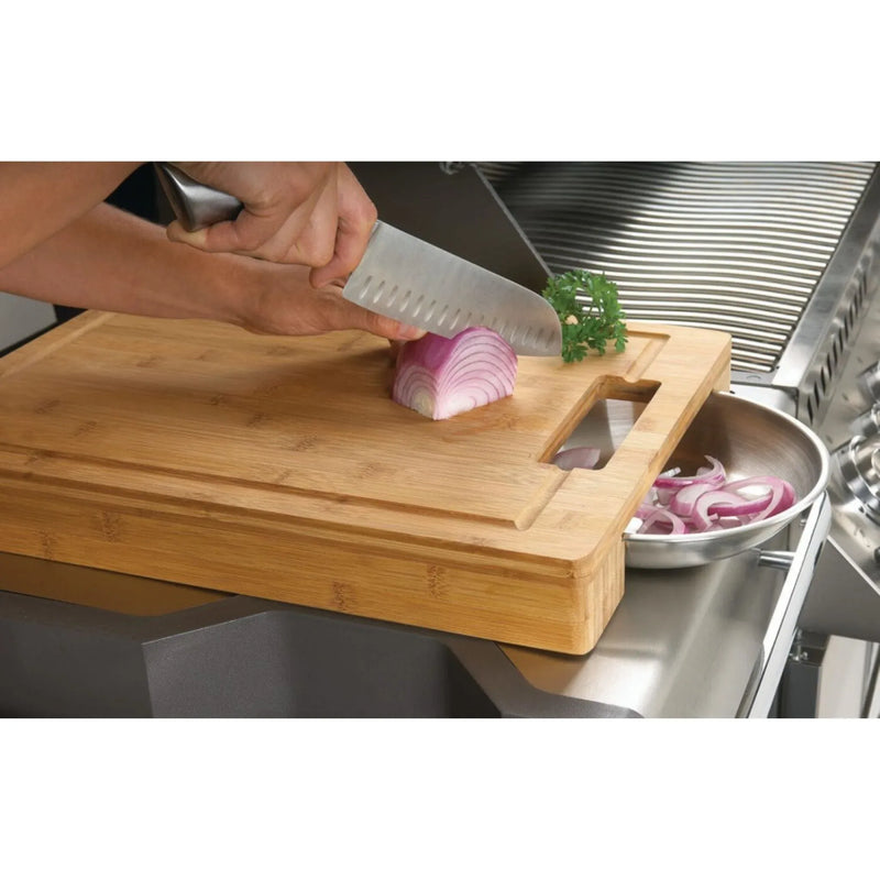 Napoleon 70012 Cutting Board with Stainless Steel Bowls - Patioscape Outdoors