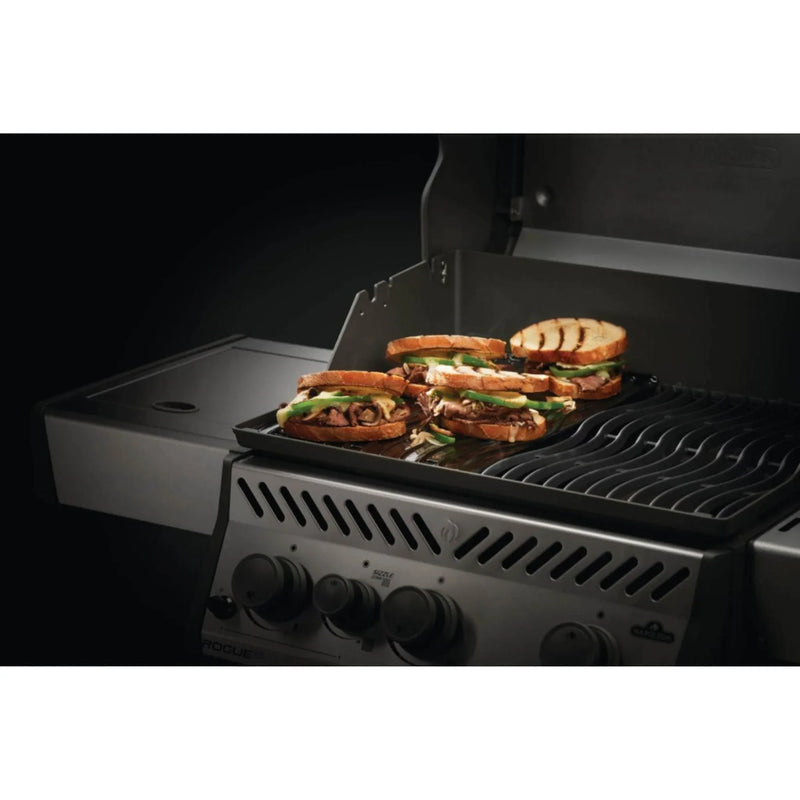 Napoleon 56426 2-Sided Porcelain-Enameled Cast Iron Griddle for Rogue 425, 525 & 625 - Patioscape Outdoors