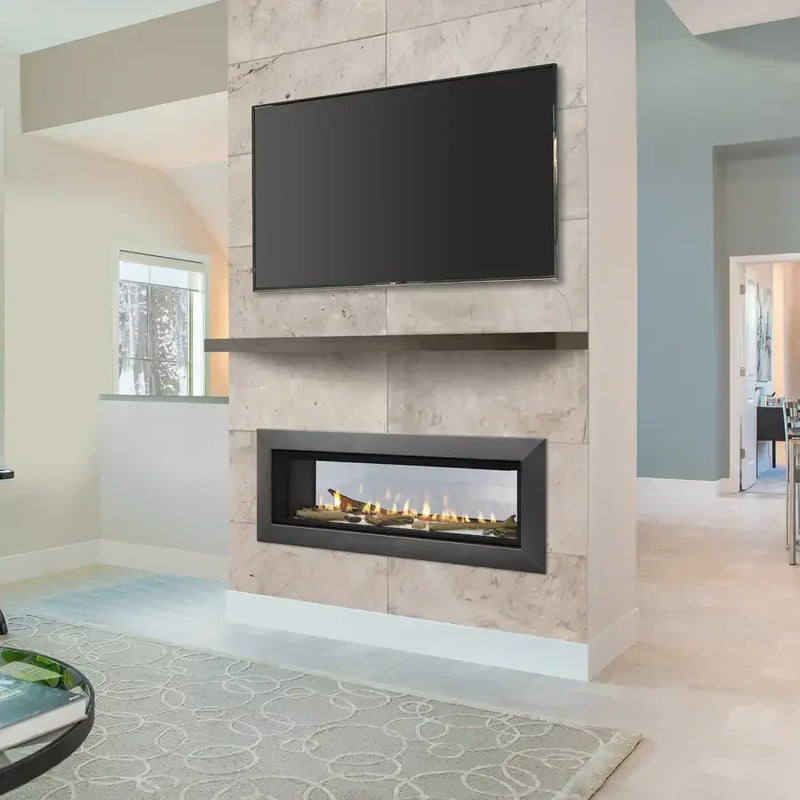Majestic Echelon II See-Through Direct Vent Gas Fireplace - 36" - with IntelliFire Touchscreen Remote - Patioscape Outdoors