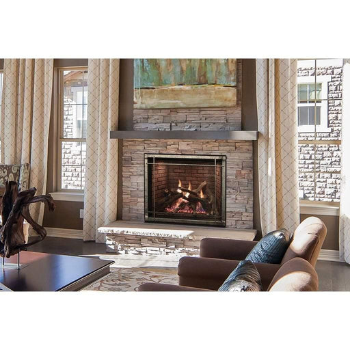 Empire 36" Rushmore Clean-Face Direct Vent Fireplace - Patioscape Outdoors