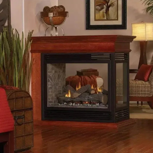 Empire Vail 36" Multi-Sided Vent-Free Fireplace - See-Through - Patioscape Outdoors