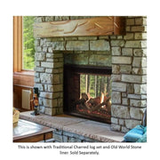 Empire Rushmore See-Through Direct Vent Fireplace - 40" - Patioscape Outdoors