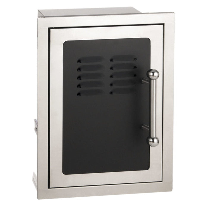 Fire Magic Black Diamond Single Access Door with Tank Tray & Louvers