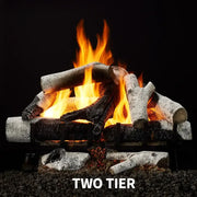 Majestic Grand Birch Vented Gas Log Set - Patioscape Outdoors