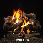 Majestic Heritage Oak Vented Gas Log Set - Patioscape Outdoors