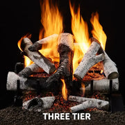 Majestic Grand Birch Vented Gas Log Set - Patioscape Outdoors