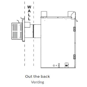 Majestic DVP Long Flue Horizontal Termination Cap, 5-3/8" - 9-3/8" - DVP-TRAP2 - Patioscape Outdoors