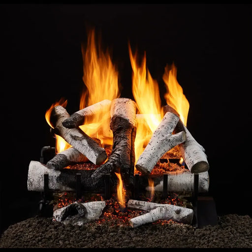Majestic Grand Birch Vented Gas Log Set - Patioscape Outdoors