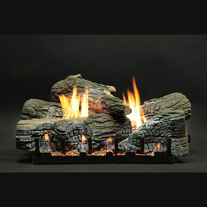 Empire Stacked Wildwood Refractory Ventless Gas Log Set