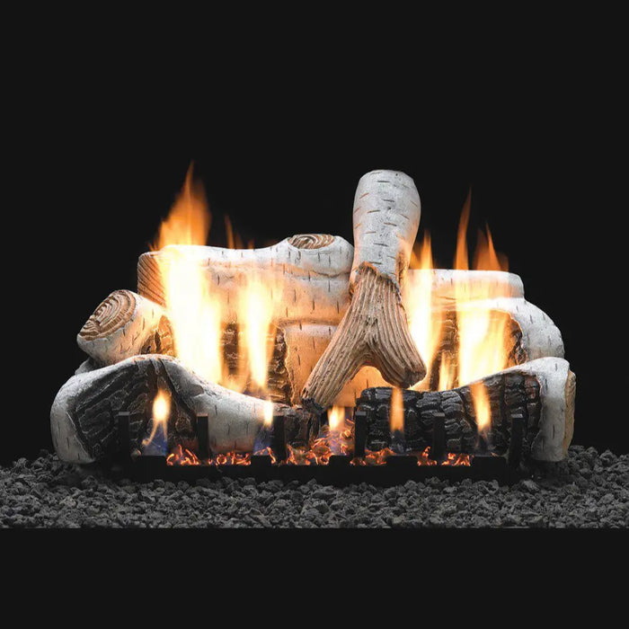 Empire Birch Ceramic Fiber Ventless Gas Log Set