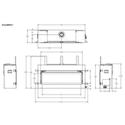 Empire Boulevard Direct Vent 60" Fireplace with Multi-Function Remote - Patioscape Outdoors