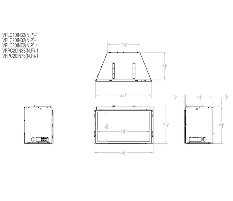 Empire Loft Small Vent-Free Fireplace Insert