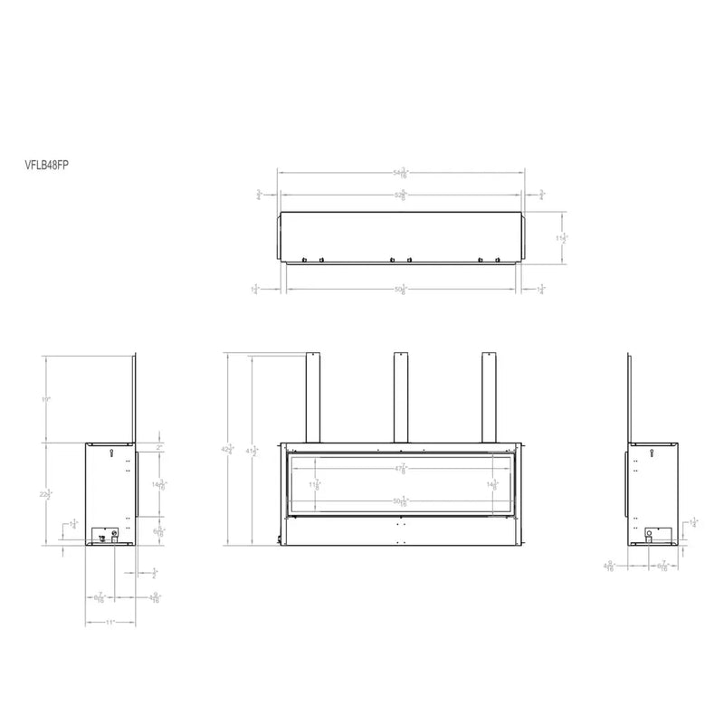 Empire Boulevard 48" Vent-Free Fireplace - Patioscape Outdoors